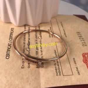 CARTIER 18CT ROSE-GOLD JUSTE UN CLOU BRACELET DIAMOND SMALL