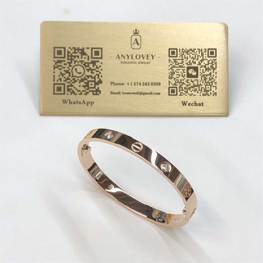 Cartier Love Bracelet 4 Diamonds Rose Gold B6069917