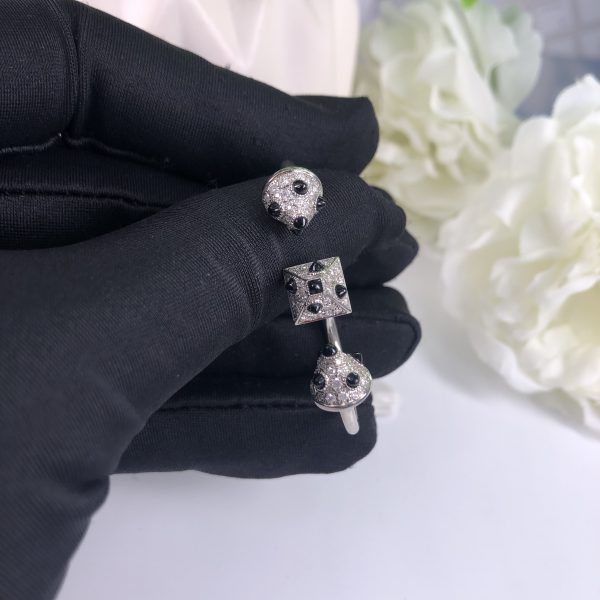 CARTIER 18CT WHITE GOLD CLASH UNLIMITED RING