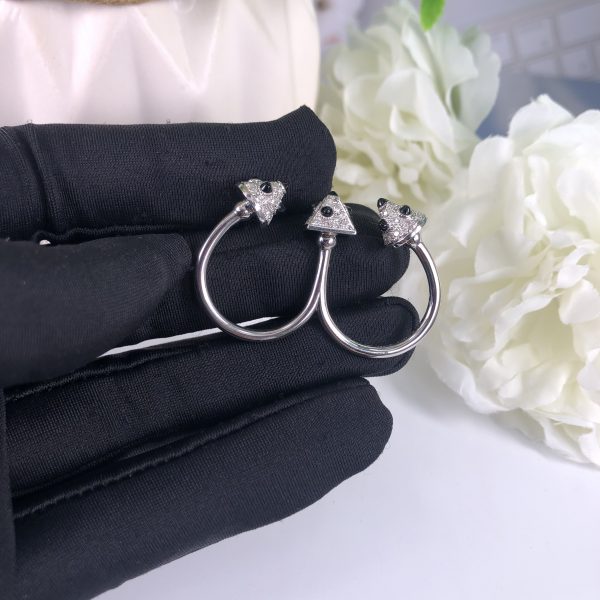 CARTIER 18CT WHITE GOLD CLASH UNLIMITED RING