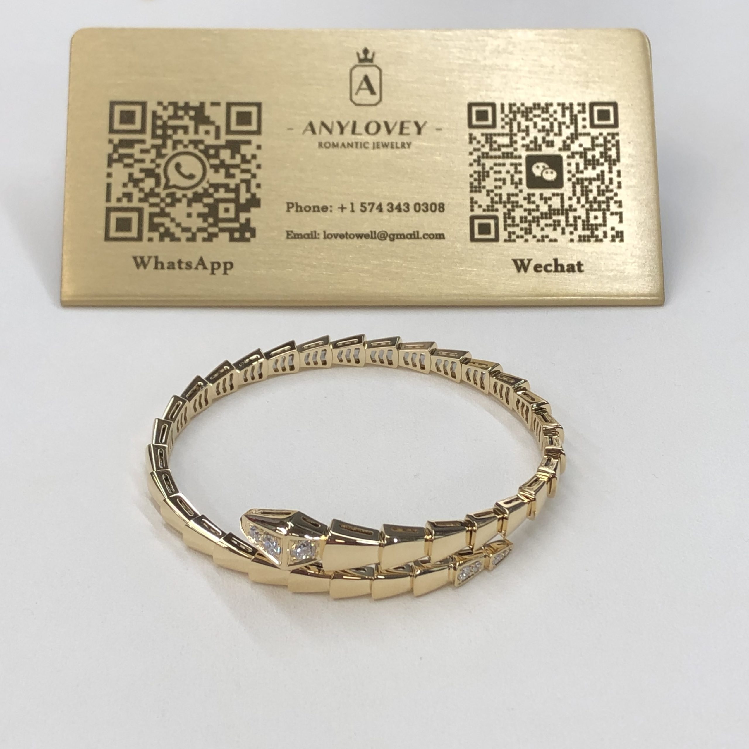 Bvlgari Serpenti Bracelet Tip Diamonds Rose Gold 360707