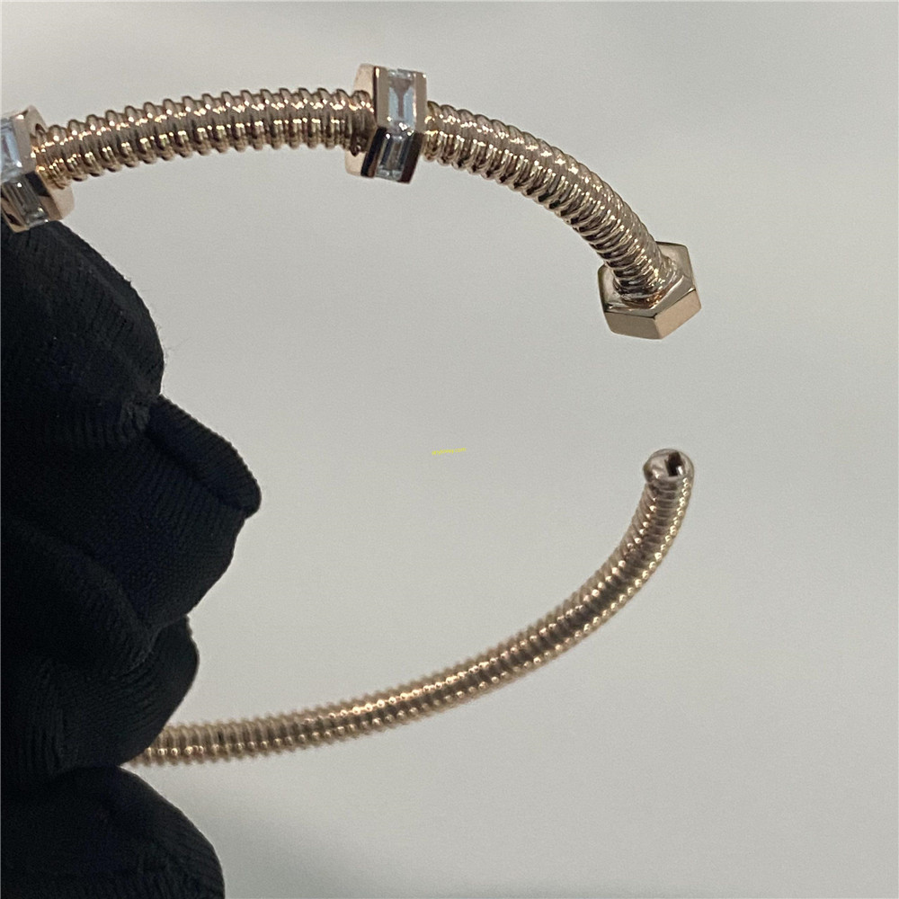 Cartier Ecrou de Cartier Bracelet - 18K Rose Gold Bangle, Bracelets -  CRT103221 | The RealReal