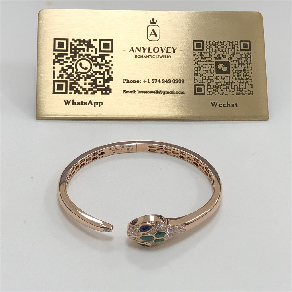 Bvlgari serpenti bracelet malachite sapphire diamonds 356201