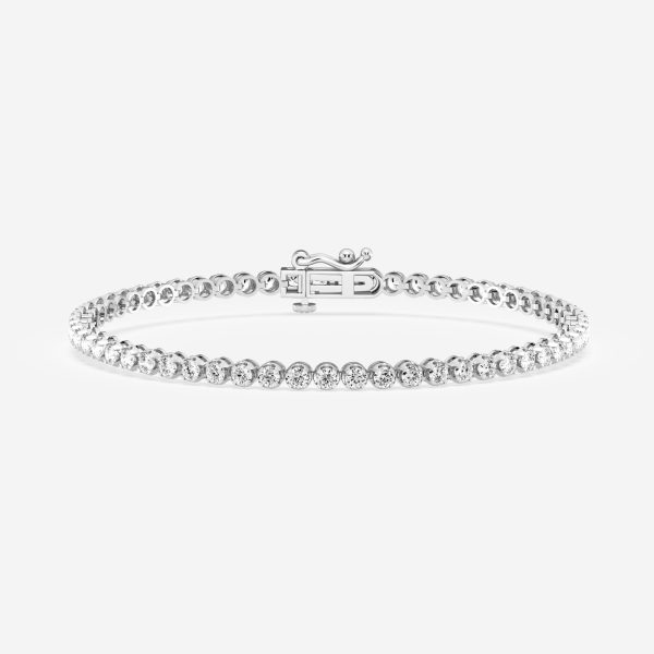 Anylovey custom 18k gold 3cttw lab diamond tennis bracelet