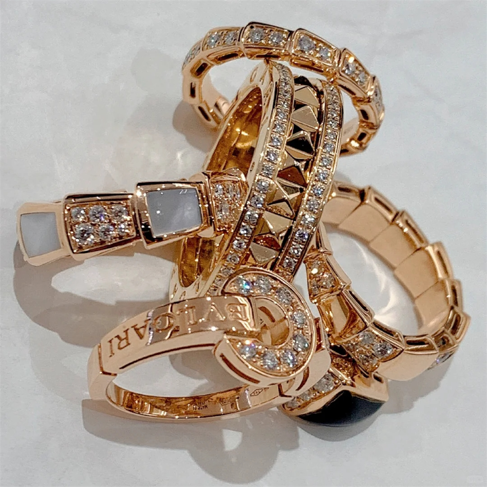 Bvlgari Serpenti ring diamonds collection