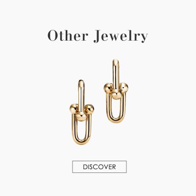 18K gold Tiffany hardwear earrings large model dupe