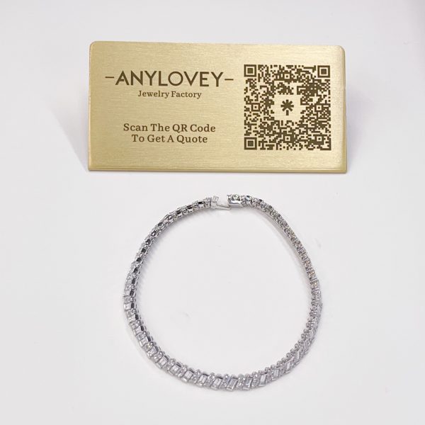 High quality replica designer jewerly 18k white gold Cartier reflection diamond flexible bracelet