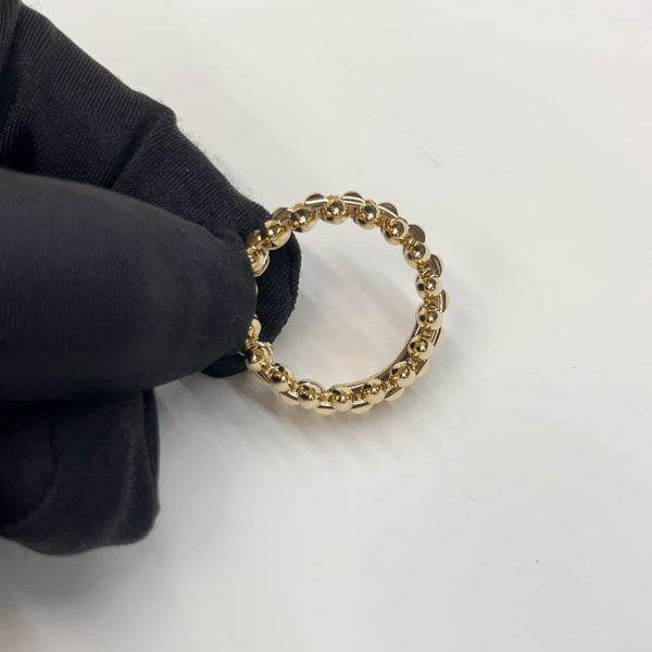 18K yellow gold Cartier Clash ring medium model 8mm width replica jewelry