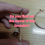 Fake Gold Cartier Juste Un Clou bracelet tip diamonds with steel Tungten material