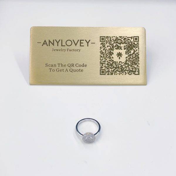 Chopard Happy diamond ring 18K wihte gold factory price from Shenzhen Shuibei