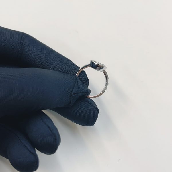 Chopard Happy diamond ring 18K wihte gold factory price from Shenzhen Shuibei