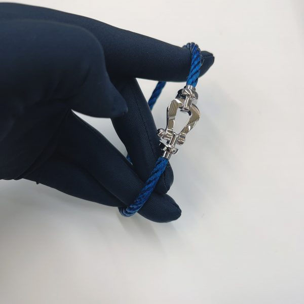 Imitation Fred Force 10 bracelet for men navy blue