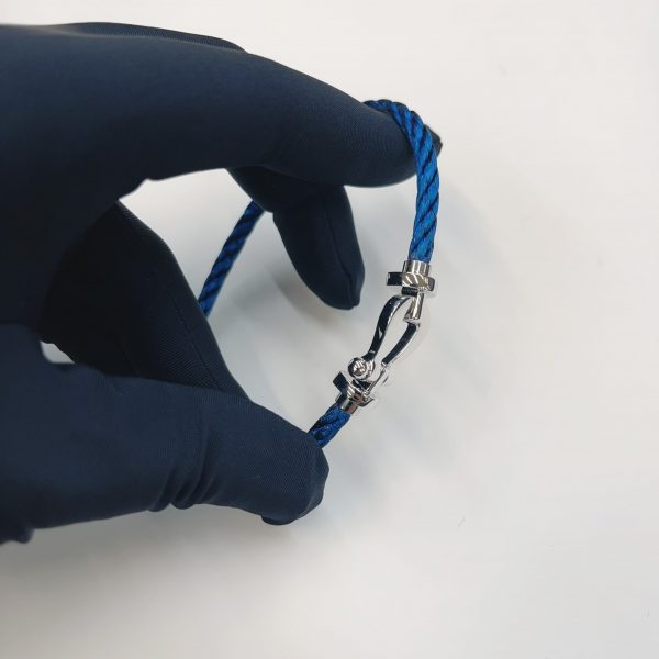 Imitation Fred Force 10 bracelet for men navy blue