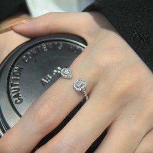 Messika My twin toi moi diamond ring 0.15ct each