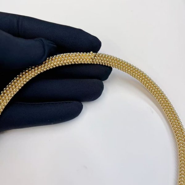 18kt Gold serpenti two coil necklace diamonds onyx new release