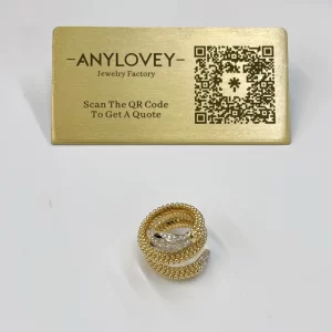 Buy 18K Gold Bvlgari Serpenti Two-Coil Ring With Head and Tail Diamonds Onyx 358655