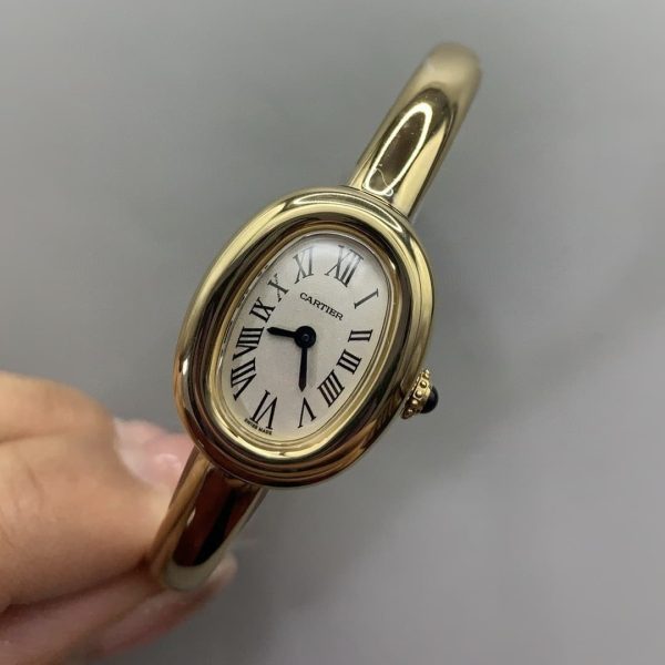 Buy Cartier Baignoire watch mini model 18K yellow gold 15 16 17