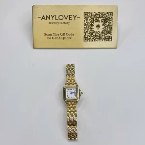 Cartier Panthere De Cartier Watch Mini Model Yellow Gold 1925MM WGPN0048